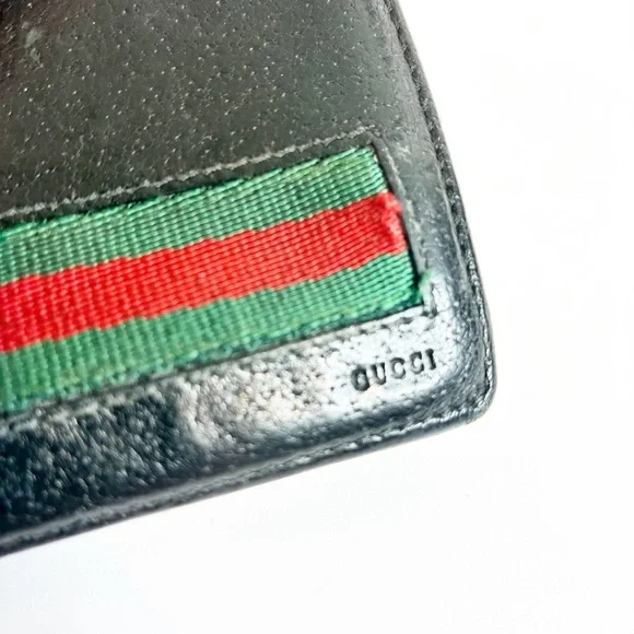 Gucci | Black Leather Wallet - Picture 2 of 3